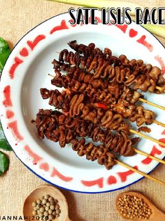 Foto resep Sate usus bacem