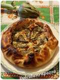Torta rustica con carciofi & pancetta
