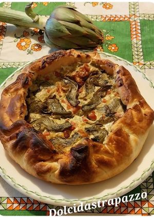 Foto di Torta rustica con carciofi & pancetta