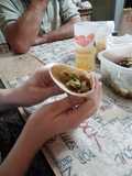 Tacos de acelga y pollo