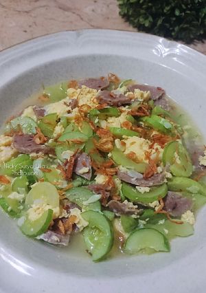 Foto resep Tumis Timun Telur