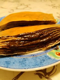 免煎松露巧克力千層咖啡蛋糕 的食譜成品照片