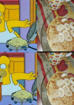 Una foto de Wafles ! Con y sin azúcar !