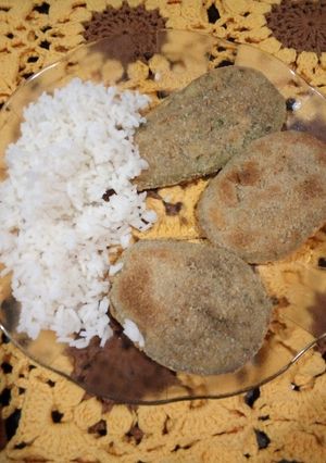 Una foto de Milanesas de berenjena