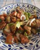 Ensalada tomate y aguacate