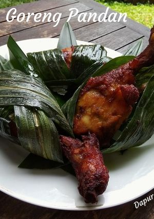 Foto resep Paha Ayam Goreng Pandan