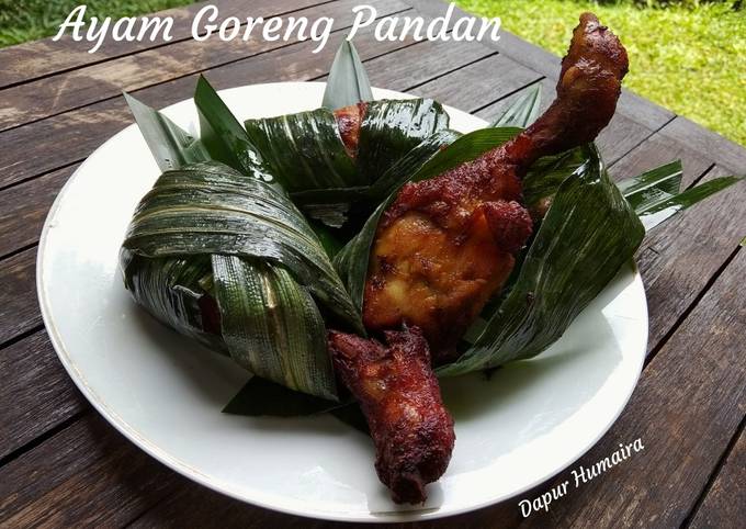 Paha Ayam Goreng Pandan