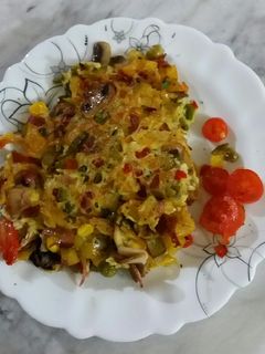 عکسی از دستور املت سبزیجات