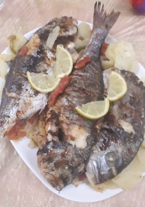 صورة لوصفة سمك الدوراد في للفرن