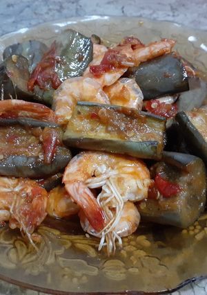 Foto resep Balado terung udang
