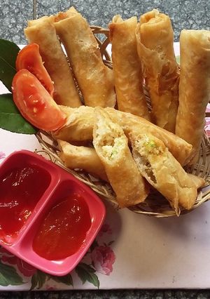 Foto resep Martabak ayam keju