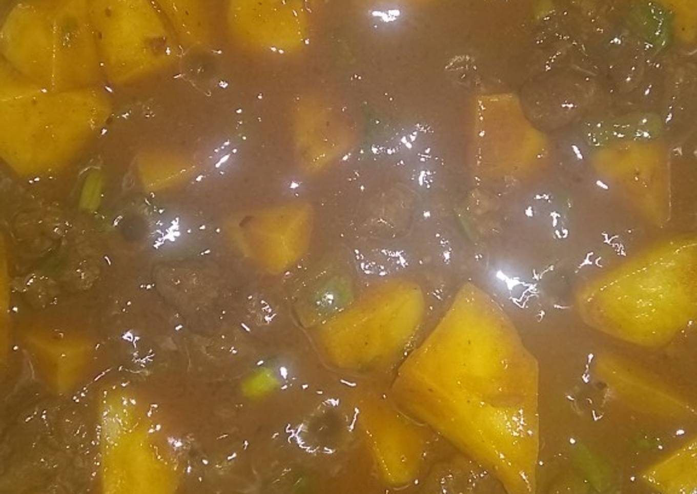 Potato beef stew