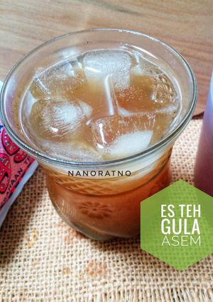 Foto resep Es Teh Gula Asem