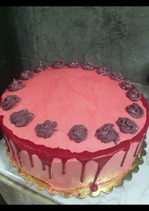 صورة لوصفة كيكة حفلات لذيذة 🤤💕!