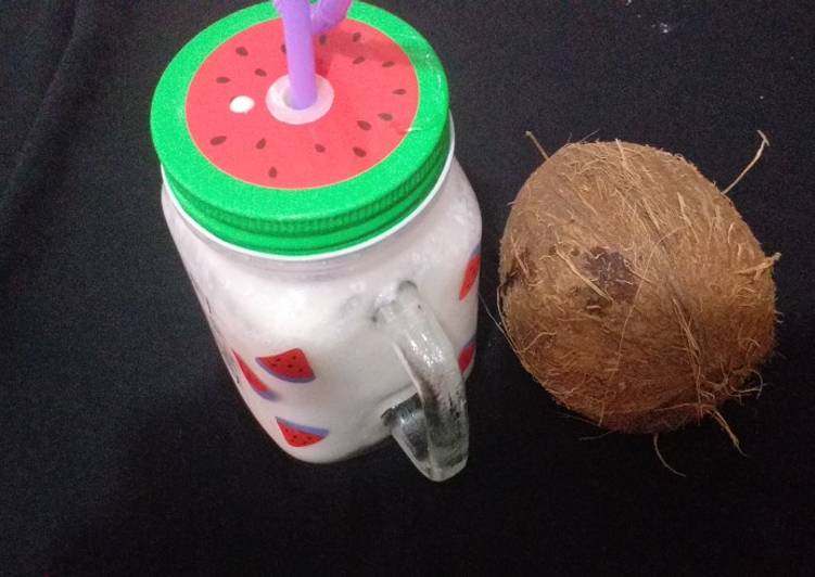 Easiest Way to Prepare Ultimate Coconut milkshake | This is Recipe So Popular You Must Undertake Now !!