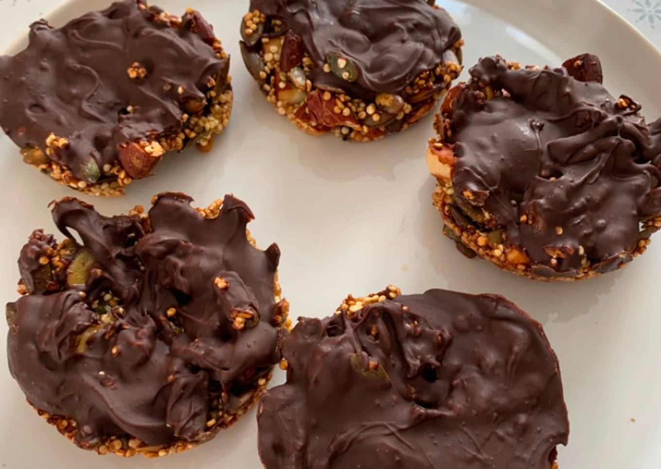 Palets granola quinoa/chocolat # healthy