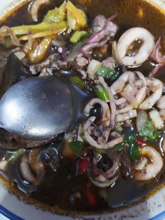Foto resep Tumis cumi hitam simple