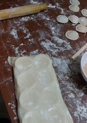 Una foto de Masa precocida para pastas rellenas