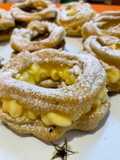 Ciambelle crema e ciambelle cioccolato e Nutella