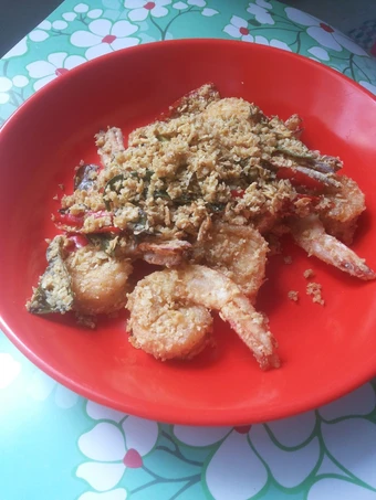 Cara Gampang Membikin Resep Udang goreng oatmeal yang Uenak Anti Ribet, Bikin Ngiler
