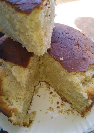 A picture of Vanilla cake.# baking contest.