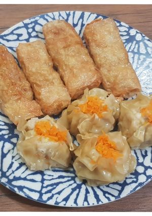 Foto resep Dimsum dan lumpia kulit tahu ayam udang