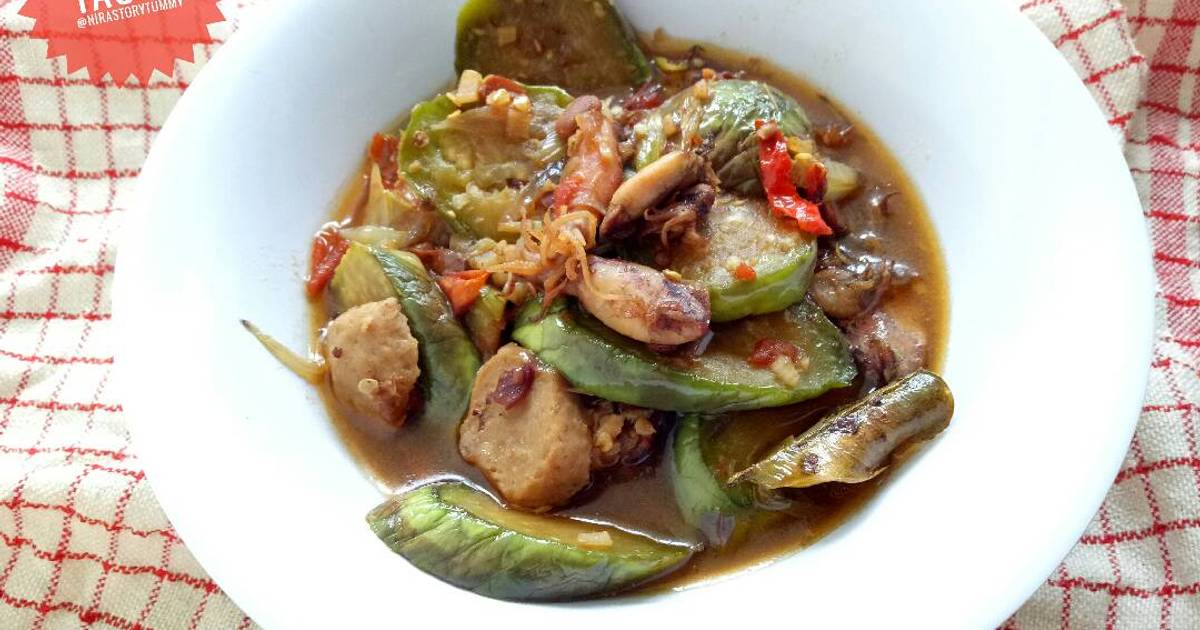 Resep Asin Cumi Terong Bumbu Tauco Oleh Nirastorytummy Cookpad