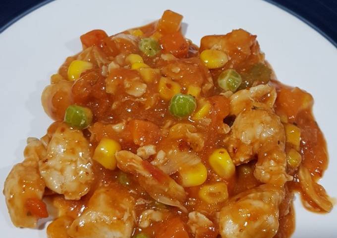 Resep 45 Tomato Chilli Chicken Ayam Asam Pedas Western Oleh Dapur Indo Aussie Cookpad