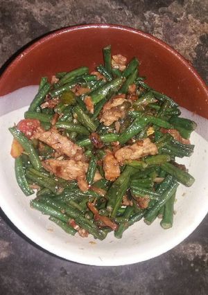 Foto resep Tumis kacang panjang tempe