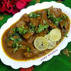A picture of Mutton Masala Kaleji.