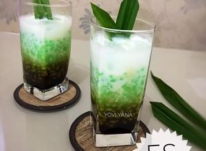 Foto resep Es cendol tepung beras
