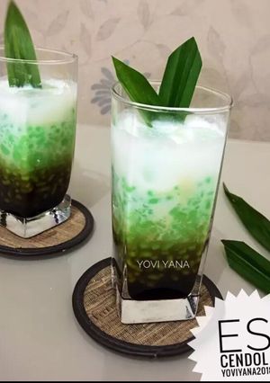 Foto resep Es cendol tepung beras