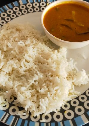A picture of Udupi Temple Style Sambar.