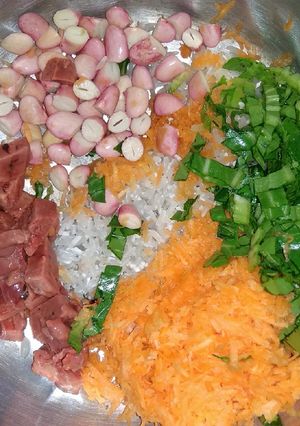 Foto resep Mpasi ati, wortel, pokcoy & kacang merah 6+ 7+