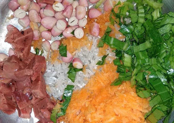 Resep Mpasi ati, wortel, pokcoy & kacang merah 6+ 7+