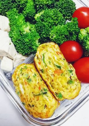 南瓜煎蛋捲 的食譜成品照片