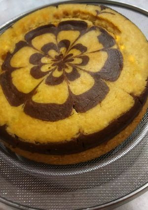 A picture of Zebra Cake.