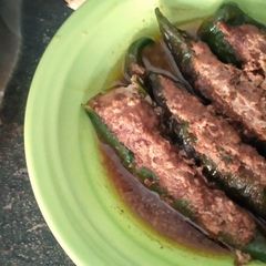 A picture of Stuffed Green Chillies.