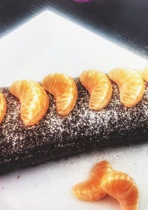 Une photo de Recette rapide et facile de la bûche au chocolat