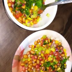 A picture of Peanut chatpata salad.