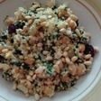 Ensalada de garbanzos, quinoa y espinacas