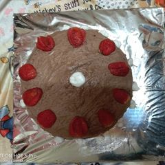 A picture of Chocolate and coffee cake#jikonichallenge.