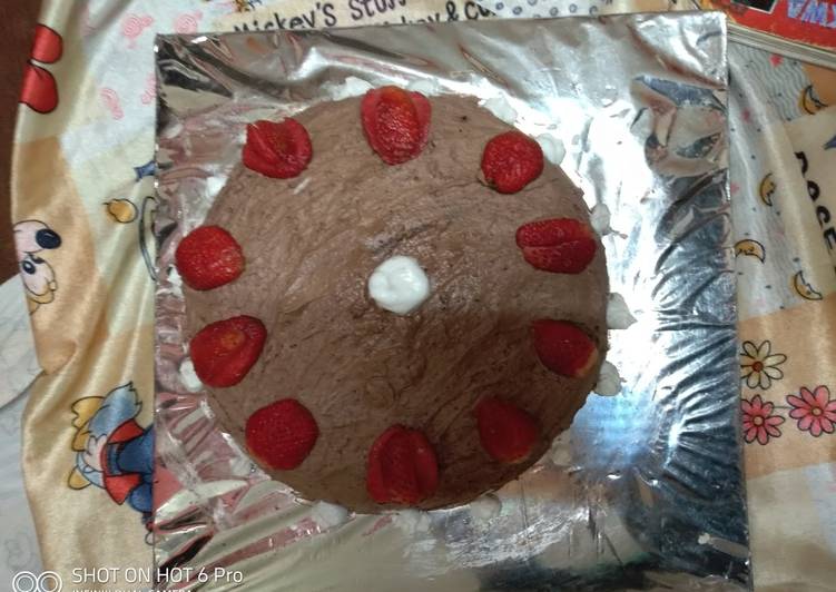 Steps to Make Speedy Chocolate and coffee cake#jikonichallenge