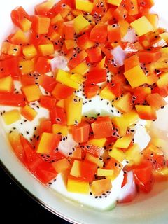 Foto resep Puding Susu Topping Buah