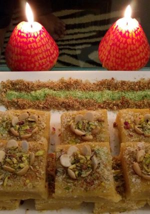 A picture of Mong ki dal ka halwa.
