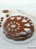 Torta con ripieno di nutella