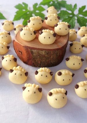 Foto resep Fatty Sheep German Cookies (Cookies Lucu)