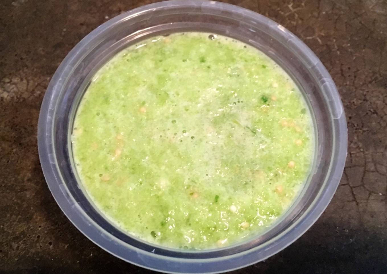 Salsa picante de tomatillo verde