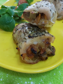 Una foto de Rollitos de primavera 🥕🥕🍗🍗