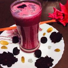 Beetroot yogurt smoothie A picture of Beetroot yogurt smoothie.